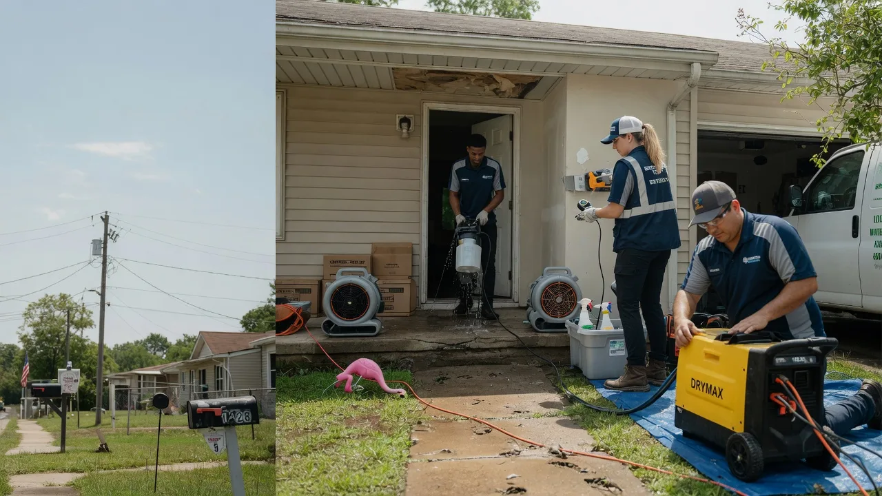 Storm Damage Water Removal in Muscle Shoals, AL near me